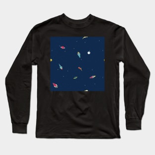 Space Pattern - Spaced Out Long Sleeve T-Shirt